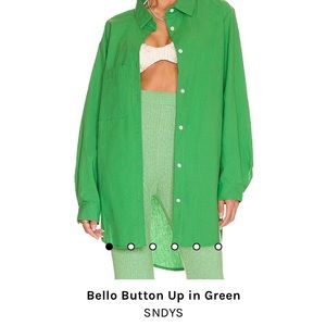 SNDYS Bello Button Up Green